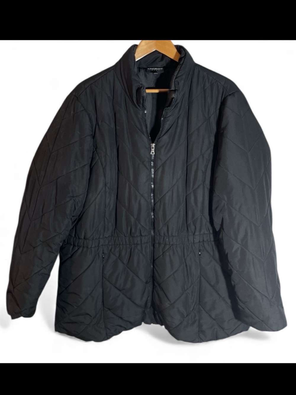 G3- Lane Bryant Women’s Size 22 Black Puffer Coat Jacket delete